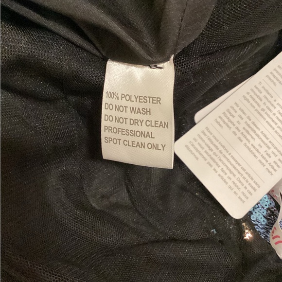 Jj’s House a-line V-neck floor length tulle prom dress with lace beading sequins - Picture 14 of 16